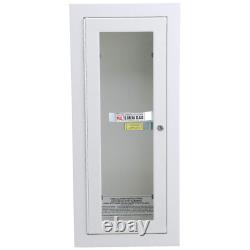 ALTA 7022-B Fire Extinguisher Cabinet, White, Steel 40LU32