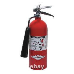 AMEREX 27774 Fire Extinguisher, Aluminum, Red, BC 9EVC5