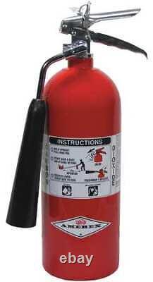 AMEREX 27774 Fire Extinguisher, Aluminum, Red, BC 9EVC5