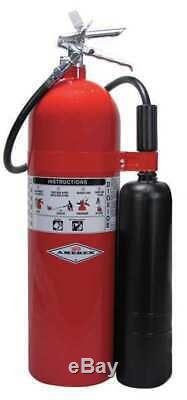 AMEREX 331 Fire Extinguisher, 10BC, Carbon Dioxide, 15 lb