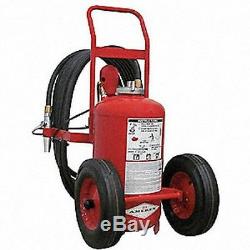 AMEREX 452 Dry Chemical, BC Class Wheeled Fire Extinguisher with 125 lb. 5 SEC