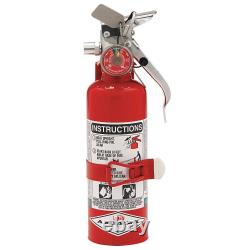 AMEREX A384T Fire Extinguisher, Steel, Red, BC 3YWK1