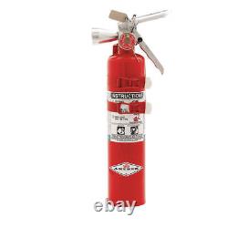 AMEREX B385TS Fire Extinguisher, Steel, Red, BC 3YWK4