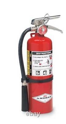 AMEREX B424 Fire Extinguisher, Steel, Red, ABC 3YWL7