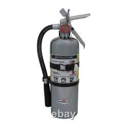 AMEREX B500TC Fire Extinguisher, Steel, Silver, ABC 3YWP1