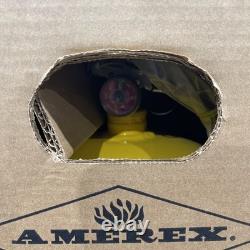 AMEREX B570 Fire Extinguisher, Steel, Yellow, D 8C249 Brand New