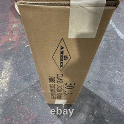 AMEREX B570 Fire Extinguisher, Steel, Yellow, D 8C249 Brand New