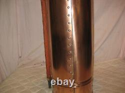 ANTIQUE Vintage Polished ALERT NEW YORK Copper & Brass Fire Extinguisher LQQK