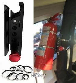 Adjustable Roll Bar Fire Extinguisher Mount Rack For Jeep Wrangler JK JL TJ CJ