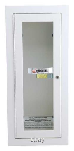 Alta 7022-B Fire Extinguisher Cabinet, Semi Recessed, 26 3/4 In Height, 10 Lb