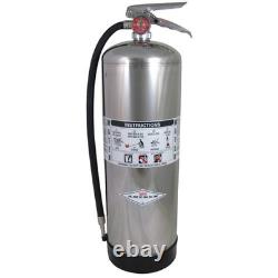 Amerex 240 Fire Extinguisher SS Silver A Part Number # 3YWG4