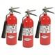 Amerex 322 5lb CO2 Fire Extinguisher with Brass Valve, Wall Hanger 3 Pack