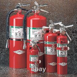 Amerex 398 Fire Extinguisher, 2A10BC, Halotron, 15.5 Lb