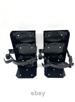Amerex 810 7 20LB Fire Extinguisher Bracket Black Heavy Duty (Set of 2)