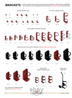 Amerex 810 7 20LB Fire Extinguisher Bracket Black Heavy Duty (Set of 2)