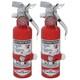 Amerex A384T 1.4lb Halotron I Fire Extinguisher with Vehicle Bracket 2 Pack