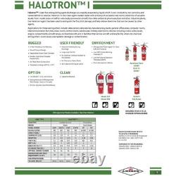 Amerex A384T 1.4lb Halotron I Fire Extinguisher with Vehicle Bracket 2 Pack