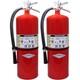 Amerex A411 20 lbs ABC Dry Chemical Fire Extinguisher with Wall Hanger 2 Pack