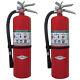 Amerex A411, 20lb ABC Dry Chemical Class A B C Fire Extinguisher 2 Pack