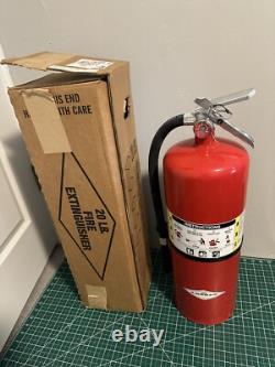 Amerex A411, 20lb ABC Dry Chemical Class A B C Fire Extinguisher BRAND NEW