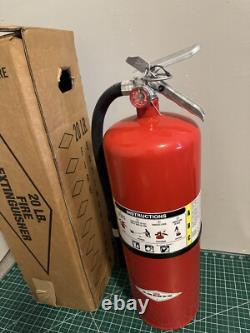 Amerex A411, 20lb ABC Dry Chemical Class A B C Fire Extinguisher BRAND NEW