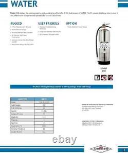 Amerex B240 Stored Pressure Water Fire Extinguisher, 2.5 Gallon for Class A Fire