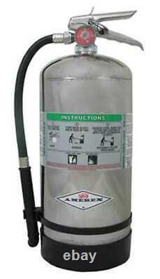 Amerex B260 Fire Extinguisher, 2AK, Wet Chemical, 12.6875 Lb