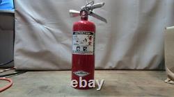 Amerex B386 Fire Extinguisher, 5BC, Halotron, 5 Lb Rechargable, Never Used