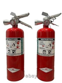 Amerex B386T, 5lb Halotron I Class B C Fire Extinguisher 2 Pack