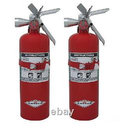 Amerex B386T, 5lb Halotron I Class B C Fire Extinguisher 2 Pack
