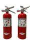 Amerex B386T, 5lb Halotron I Class B C Fire Extinguisher 2 Pack