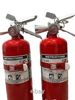 Amerex B386T, 5lb Halotron I Class B C Fire Extinguisher 2 Pack