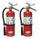 Amerex B402 5lb. ABC Dry Chemical Class Fire Extinguisher with Bracket 2 Pack