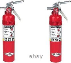 Amerex B417, 2.5lb ABC Dry Chemical Class A B C Fire Extinguisher 2 pack