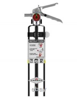 Amerex B417TC 2.5 lb ABC Fire Extinguisher Chrome (15254) Same Day Shipping