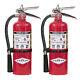 Amerex B424, 5lb ABC Dry Chemical Class A B C Fire Extinguisher 2 Pack