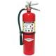 Amerex B441, 10lb ABC Dry Chemical Extinguisher, Brass Valve, Hanger