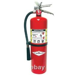 Amerex B441, 10lb ABC Dry Chemical Extinguisher, Brass Valve, Hanger