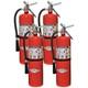 Amerex B456 10 lbs ABC Dry Chemical Fire Extinguisher with Wall Bracket 4 Pack