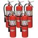 Amerex B456 10 lbs ABC Dry Chemical Fire Extinguisher with Wall Bracket 5 Pack