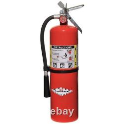 Amerex B456, 10lb ABC Dry Chemical Extinguisher, Aluminum Valve, Hanger