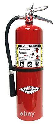 Amerex B456 ABC Dry Chemical Fire Extinguisher with Aluminum Valve, 10 lb. Wi