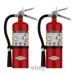 Amerex B500 5 lb ABC Fire Extinguisher 2-Pack for Home, Garage & Kitchen