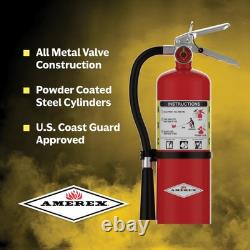 Amerex B500 5 lb ABC Fire Extinguisher 2-Pack for Home, Garage & Kitchen