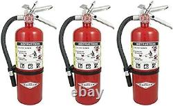 Amerex B500, 5lb ABC Dry Chemical Class ABC Fire Extinguisher with Wall Bracket