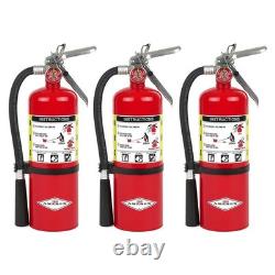 Amerex B500 ABC Dry Chemical Class A, B, and C Fire Extinguisher with 12 to 18