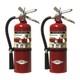 Amerex B500T 5 lbs ABC Dry Chemical Fire Extinguisher with Wall Bracket 2 Pack
