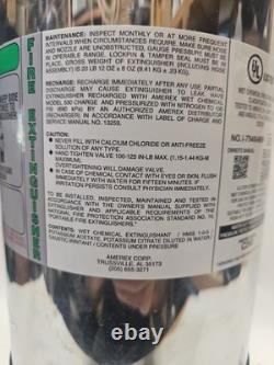 Amerex C260 6 Liter Class K Wet Chemical Commercial Kitchen Fire Extinguisher