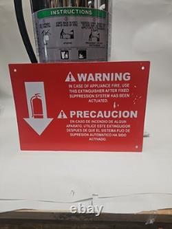 Amerex C260 6 Liter Class K Wet Chemical Commercial Kitchen Fire Extinguisher