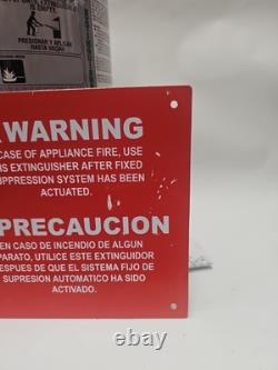 Amerex C260 6 Liter Class K Wet Chemical Commercial Kitchen Fire Extinguisher